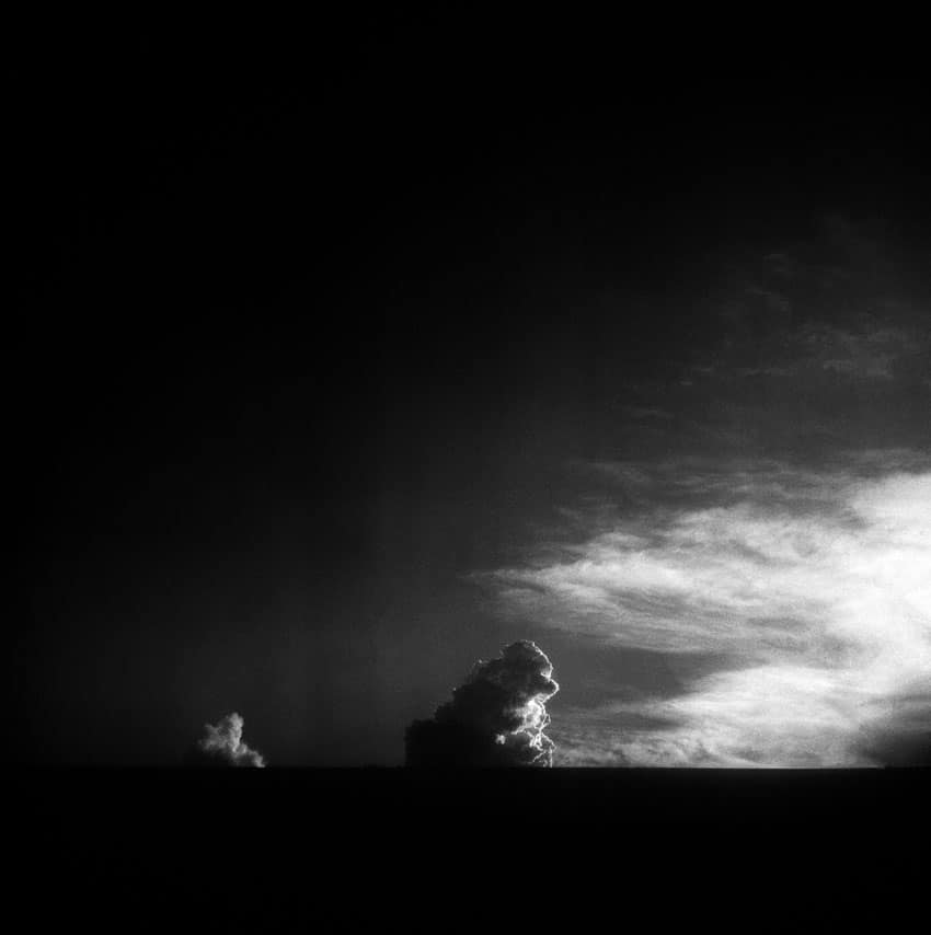 Black and white medium format film image of the sand dunes in New Mexico - White Sands by Madison Lloyd on Shoot It With Film