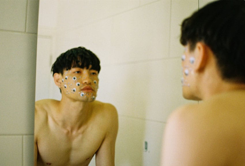 35mm film portrait of a man looking in the mirror - Seeing You Fine Art Series by Toni Olver on Shoot It With Film