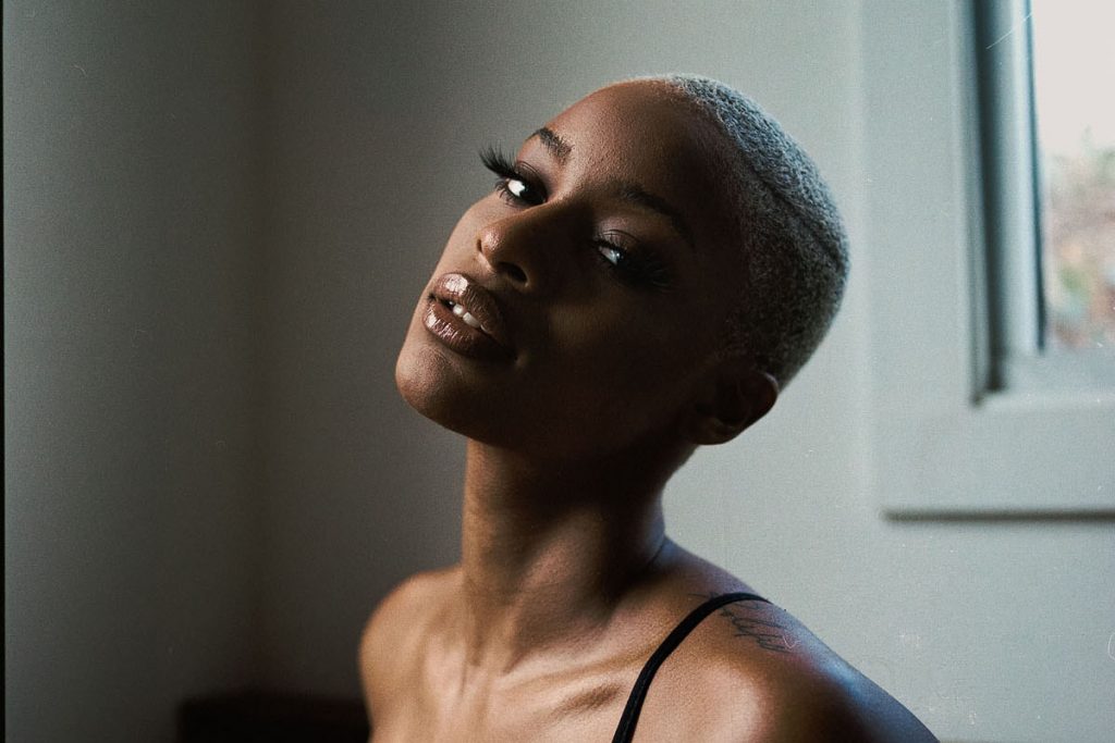 Medium format film portrait of a woman - Best Light Meter App by John Adams III on Shoot It With Film