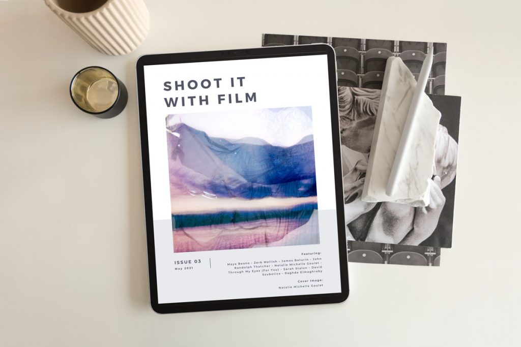 The Shoot It With Film Magazine Issue 03 shown on an iPad
