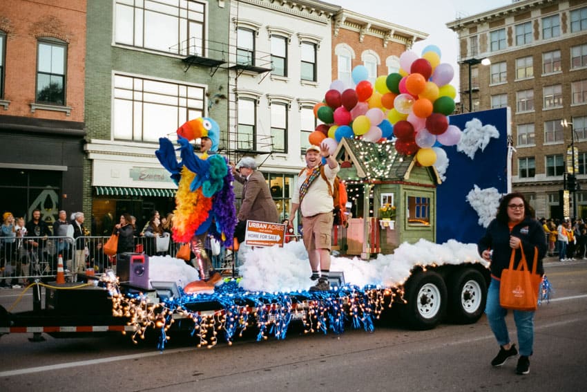 35mm film image of a parade - Contax G2 Film Camera Review on Shoot It With Film