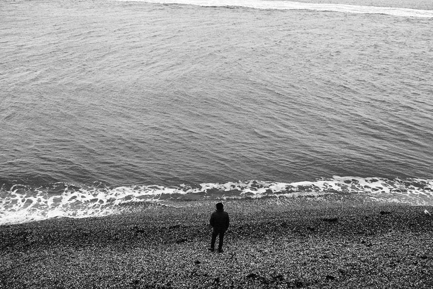 35mm black and white film image of Portsmouth, UK on Shoot It With Film
