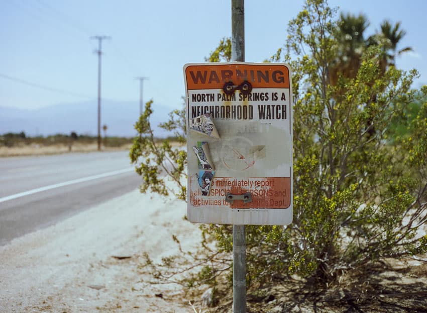 Medium format film image of Palm Springs, California - Palm Springs Travel Story by Jeremy Mosher on Shoot It With Film