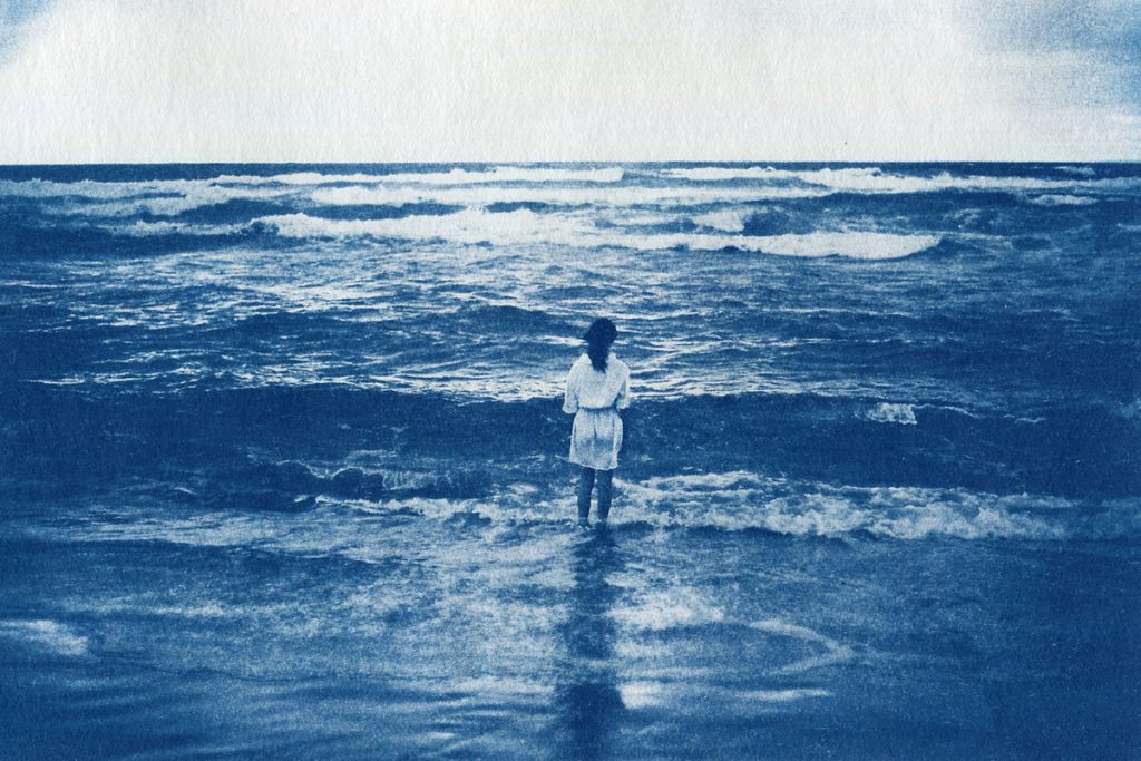 Cyanotype using a 35mm film negative by Sophia Jenny on Shoot It With Film