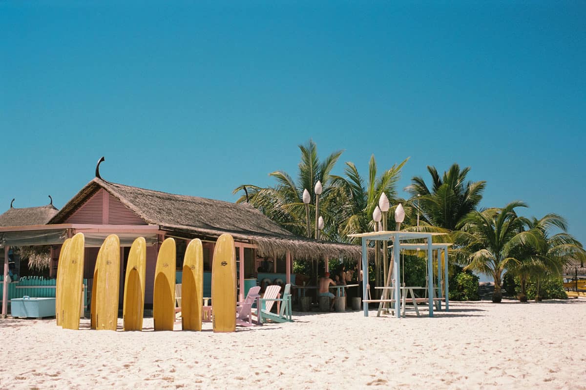 35mm film image of the Maldives on Shoot It With Film