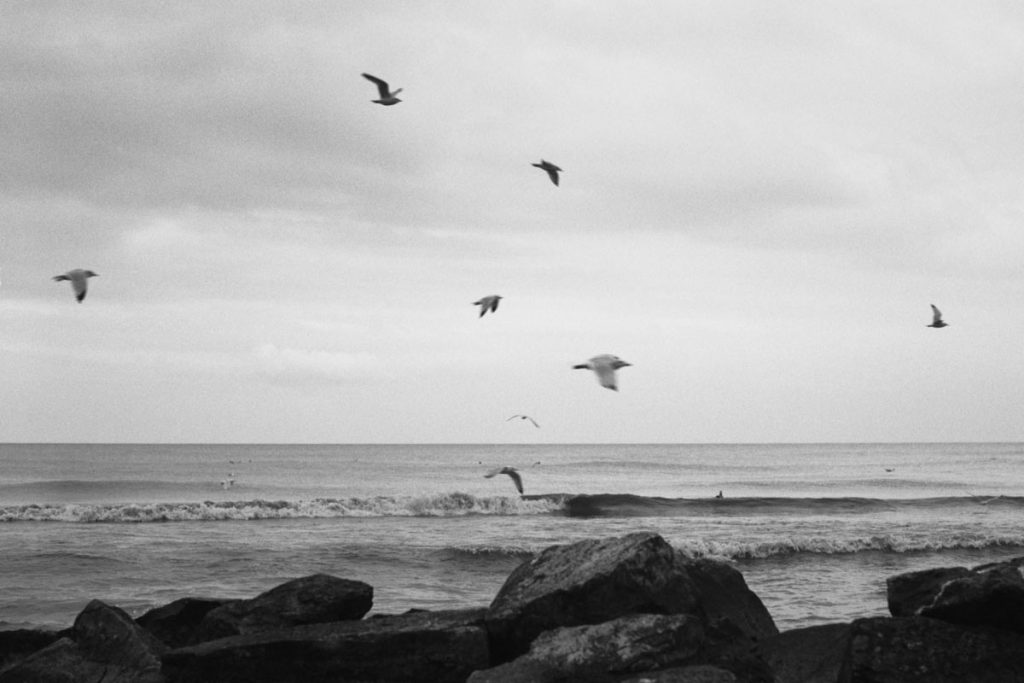 Medium format film image of the beach - Ilford FP4 Plus Film Review by James Baturin on Shoot It With Film