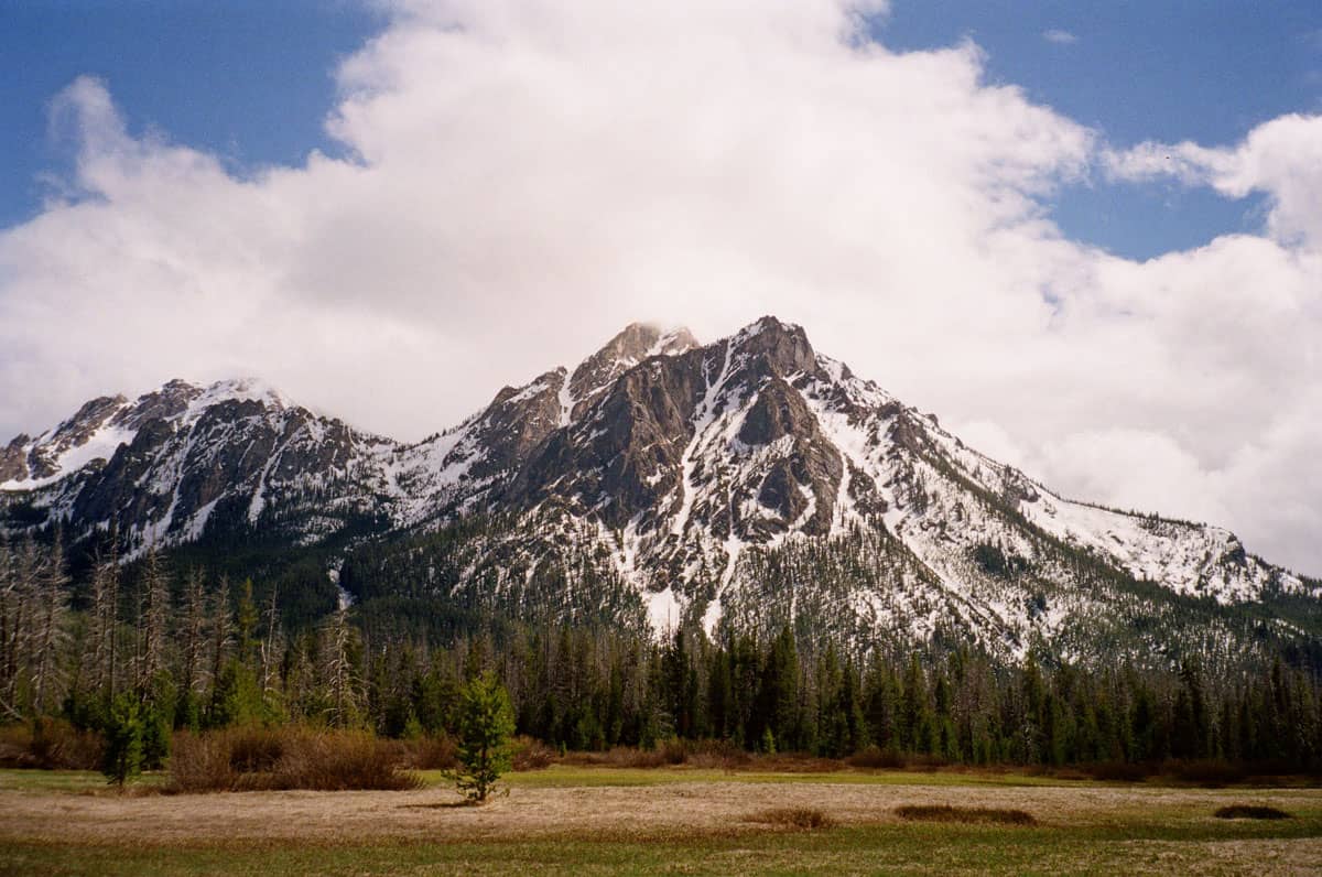 35mm film image of the Rocky Mountains - Sawtooth Mountains Photo Series by Julianna Raho on Shoot It With Film