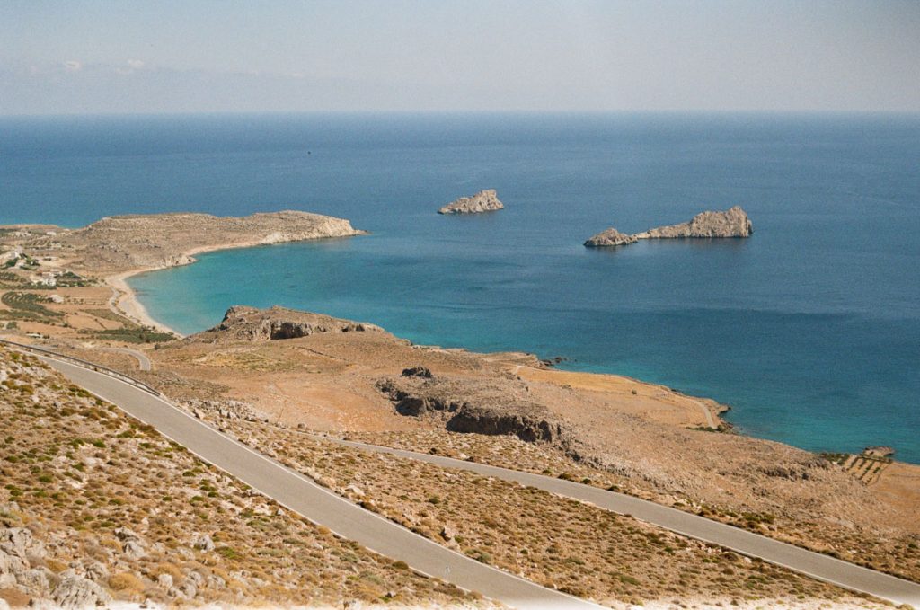 35mm film image of Crete by Valeriia and Xavier on Shoot It With Film