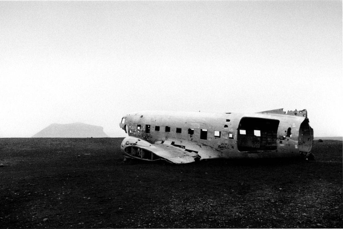 35mm black and white image of Iceland by Brian Pralou on Shoot It With Film