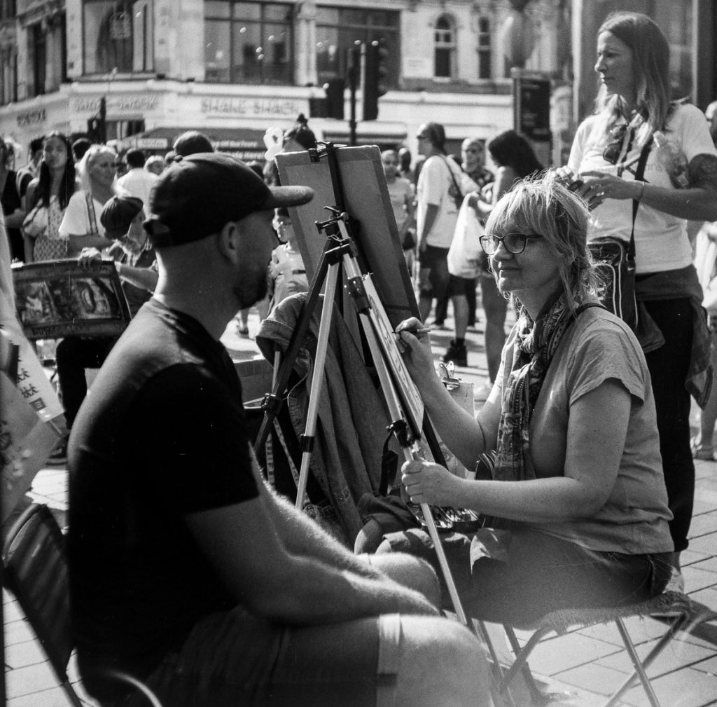 Medium format film image taken with the Plascaflex PS 35 Camera