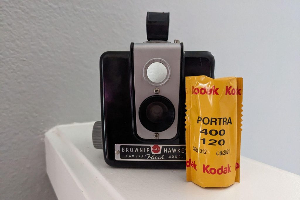 The Kodak Brownie Hawkeye Film Camera
