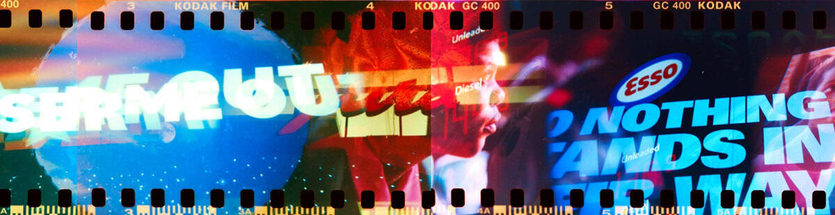 Neon Double Exposures on Film by Alec Pain on Shoot It With Film