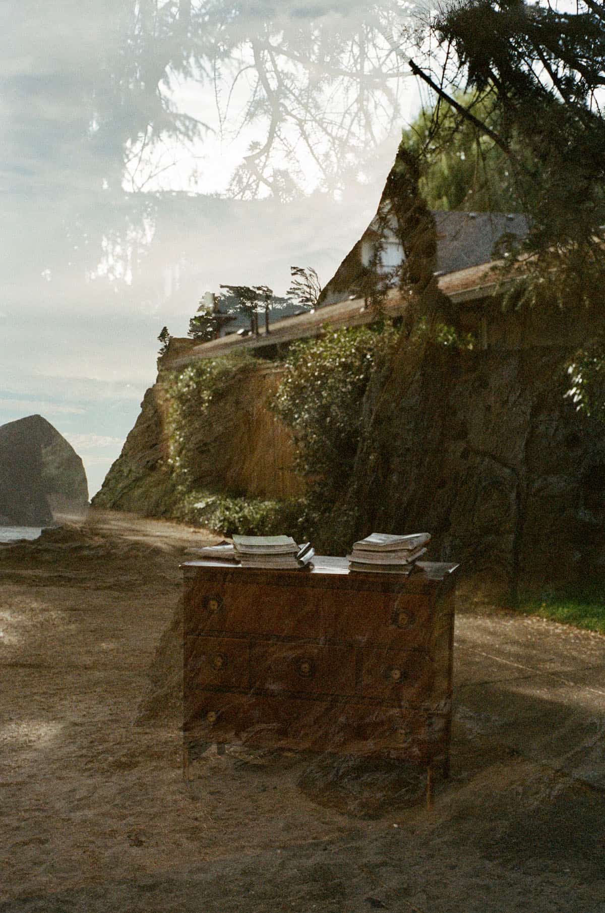 Double Exposures of the Oregon Coast on 35mm Film by Autumn Kovach on Shoot It With Film